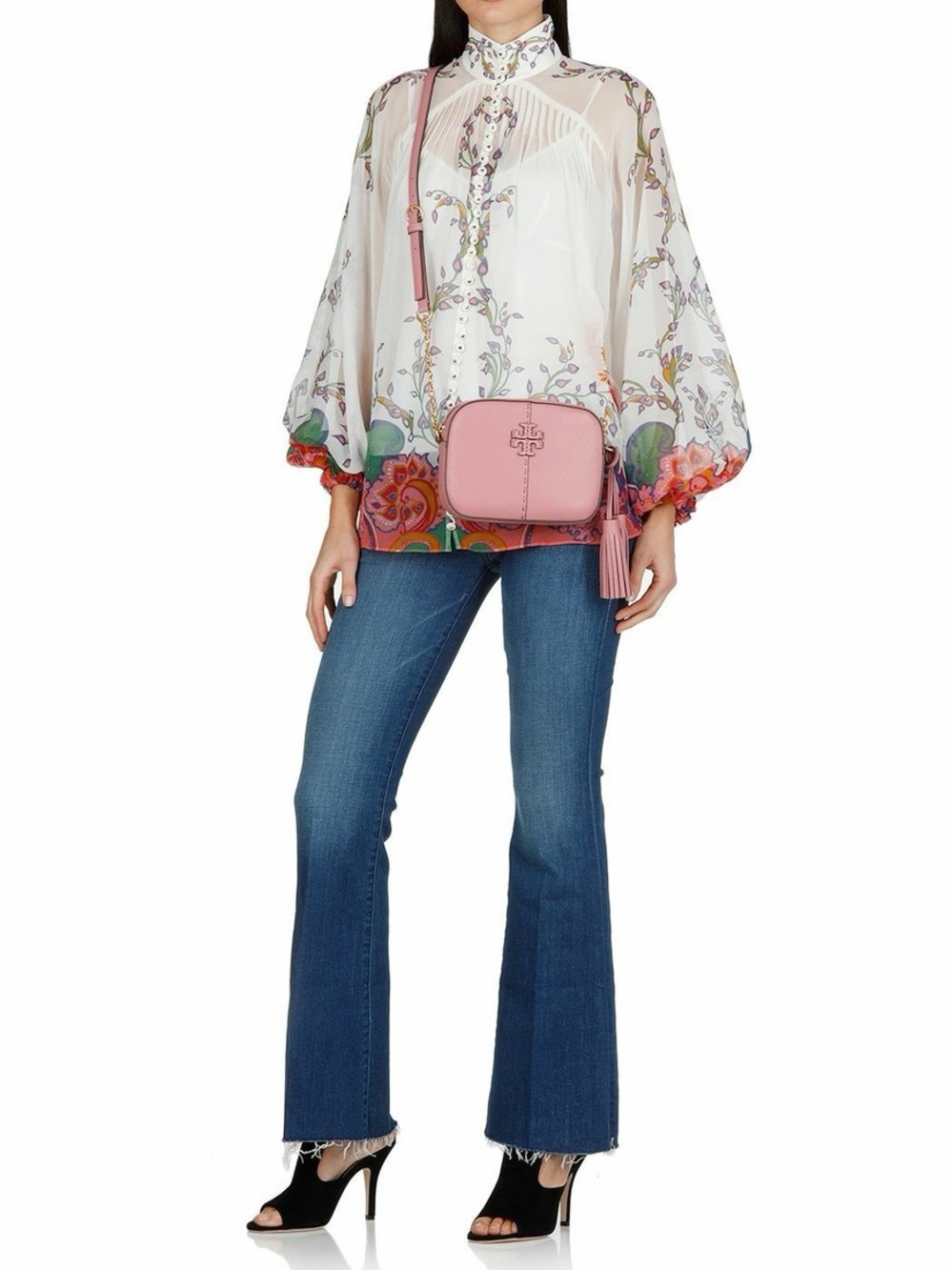 Tory Burch Mcgraw Camera Bag - Pink Moon - Picture 13 of 13